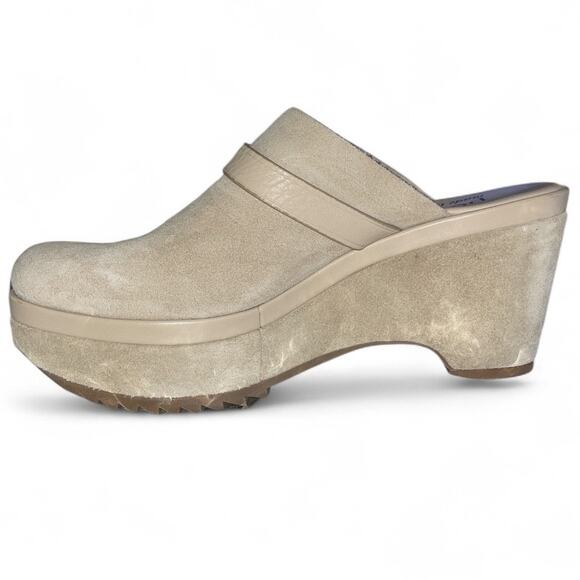 Women’s Pedro Garcia Fabia Suede Clog In Linen Castoro size 10 - Picture 3 of 8